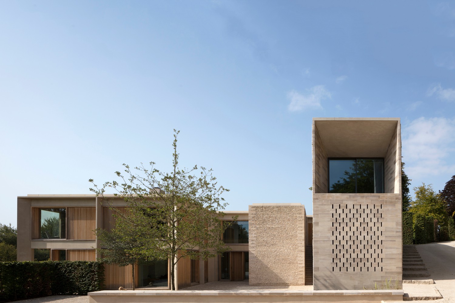 汉普郡住宅 | 融入自然的双层景观之家-6