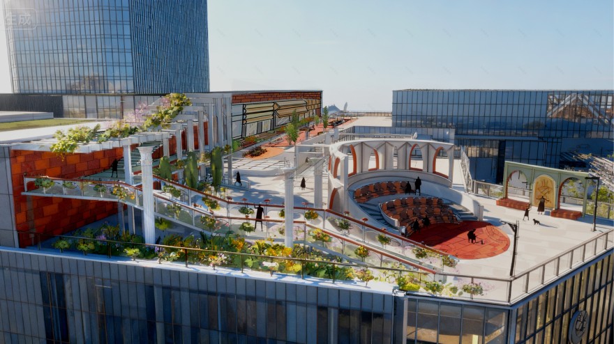 SKY ROMA: A Rooftop Block Creative Space Design Project-4