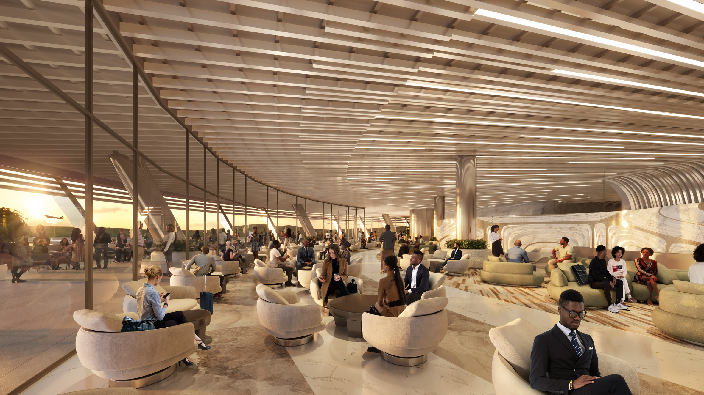 Zaha Hadid Architects reveals Bishoftu International Airport in Ethiopia-22