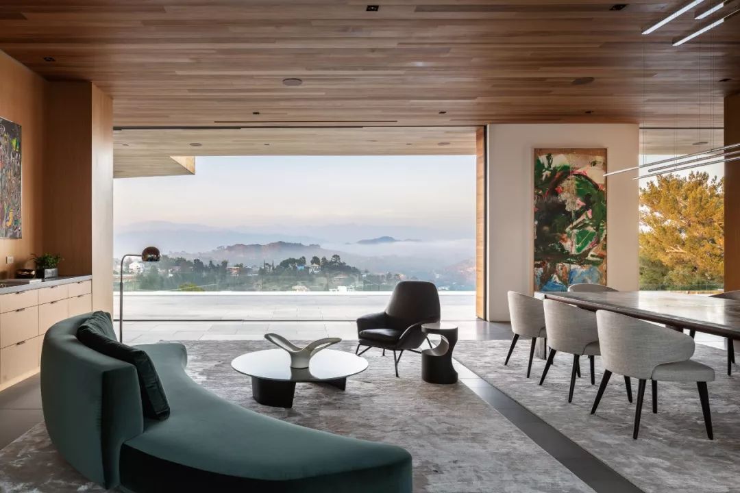 洛杉矶亿元豪宅 观景无边泳池-33