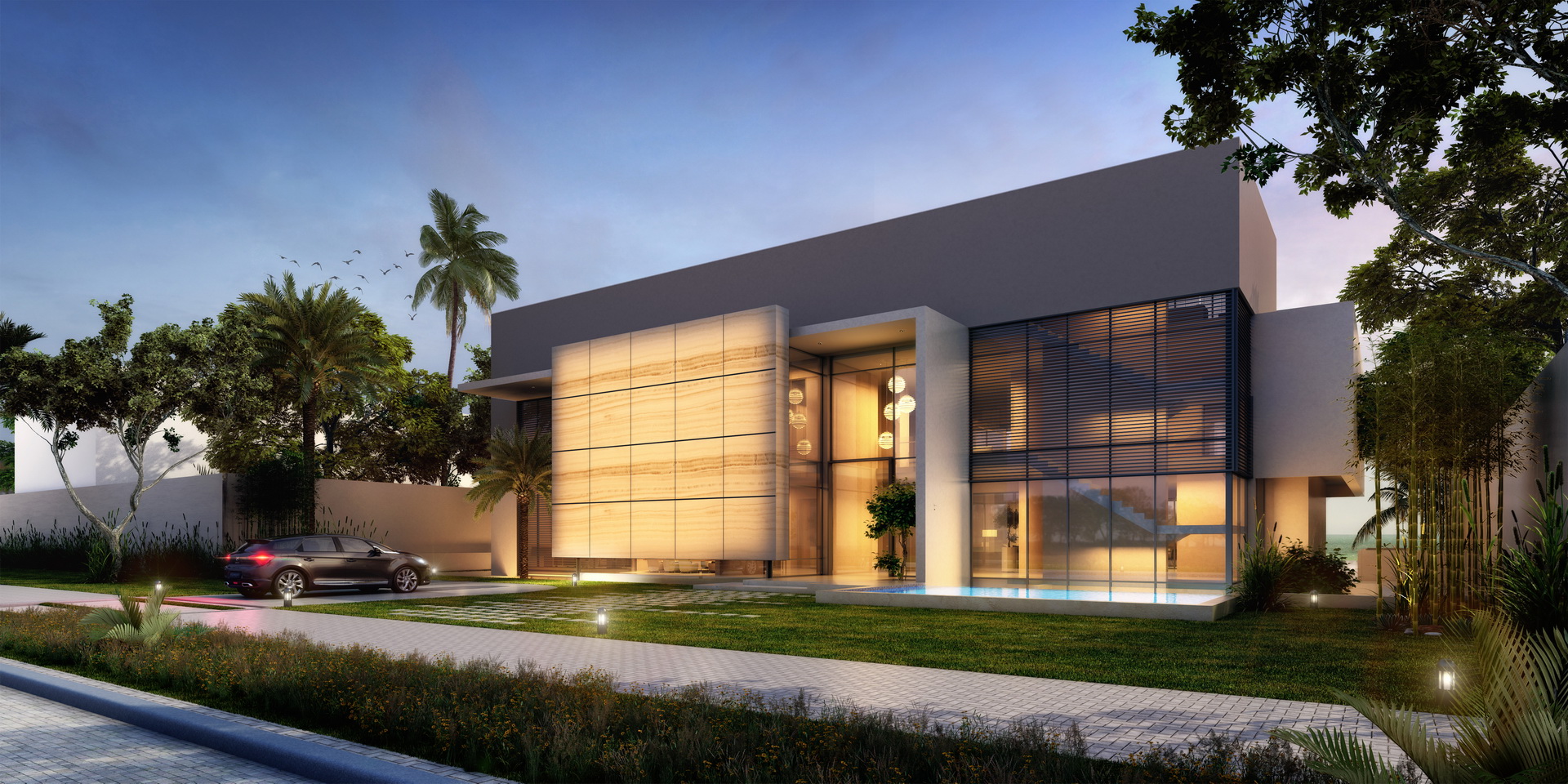 迪拜棕榈朱美拉社区别墅设计-15