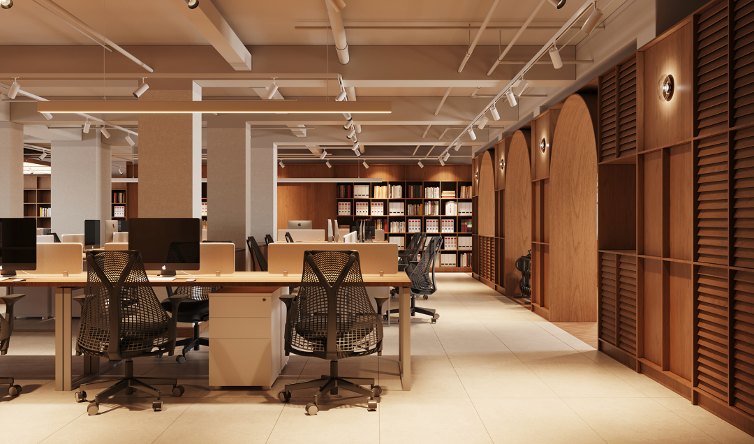 OFFICE|复古摩登以经典定义美学办公空间-67