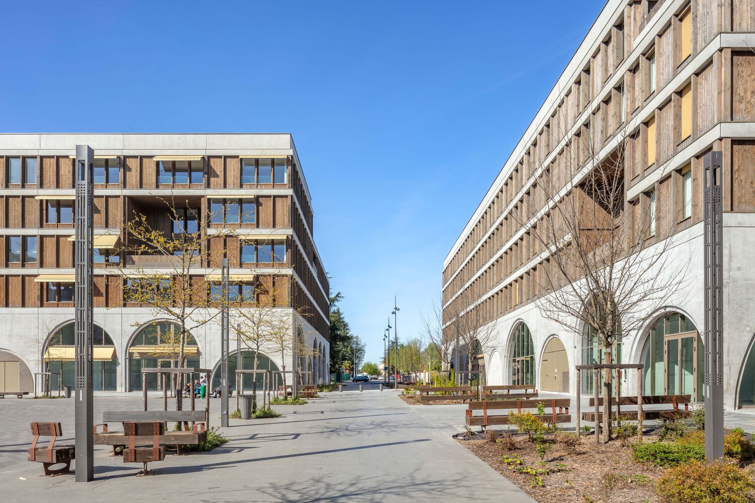 法国 Saragosse 社区 Laherrère 中心丨CoBe（主建筑师）和 WEEK（联合承包商）-3