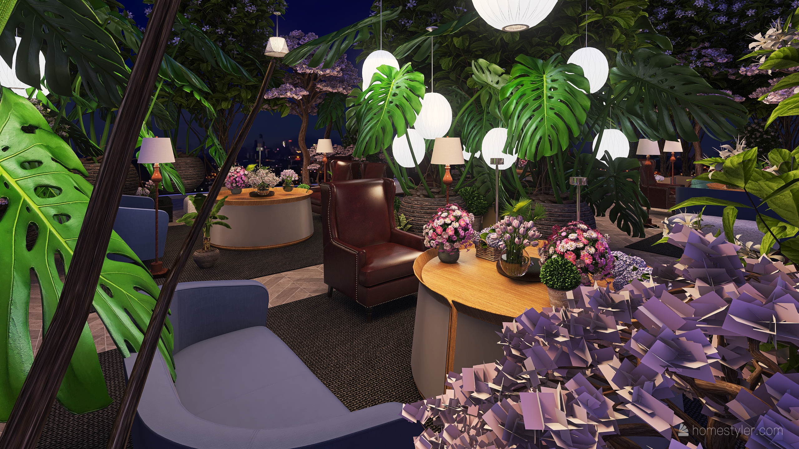 Backyard seating - Virtual Staging and Design-1