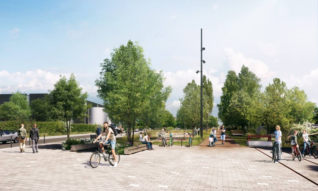 La Lainière等场地公共空间整治项目丨法国丨Claire Shorter,Empreinte,Artélia-32