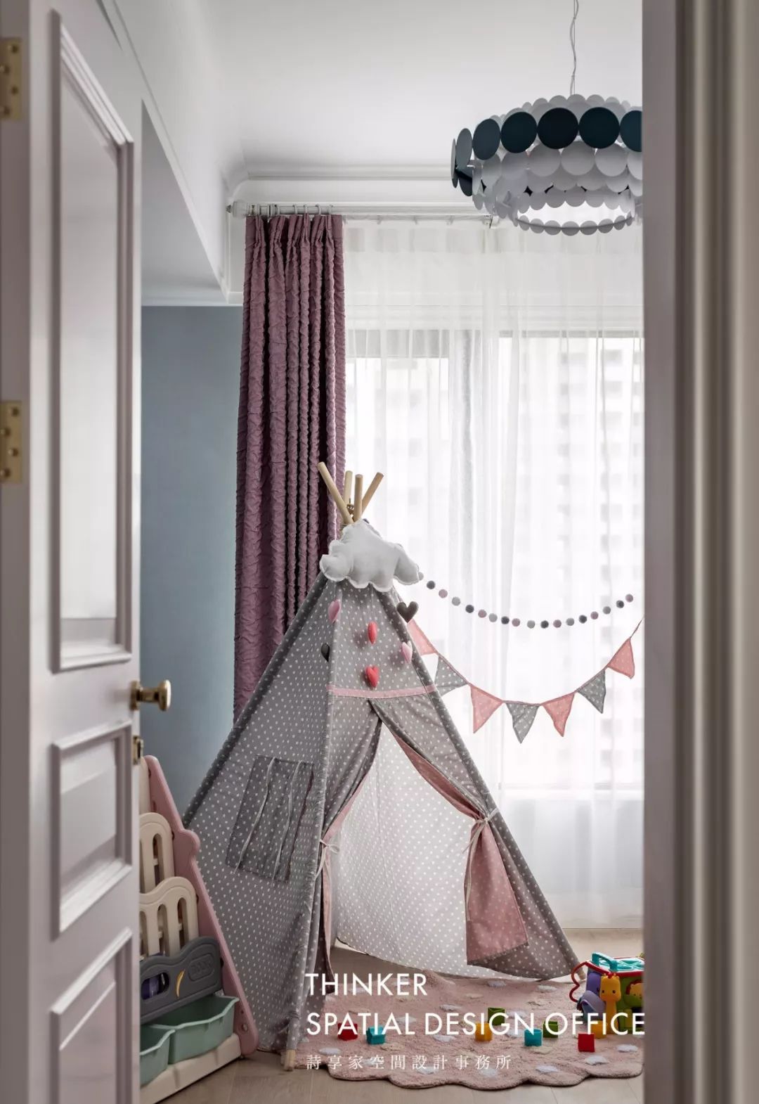 浪漫轻奢,曲线之美——141㎡华润翡翠城现代家居设计-71