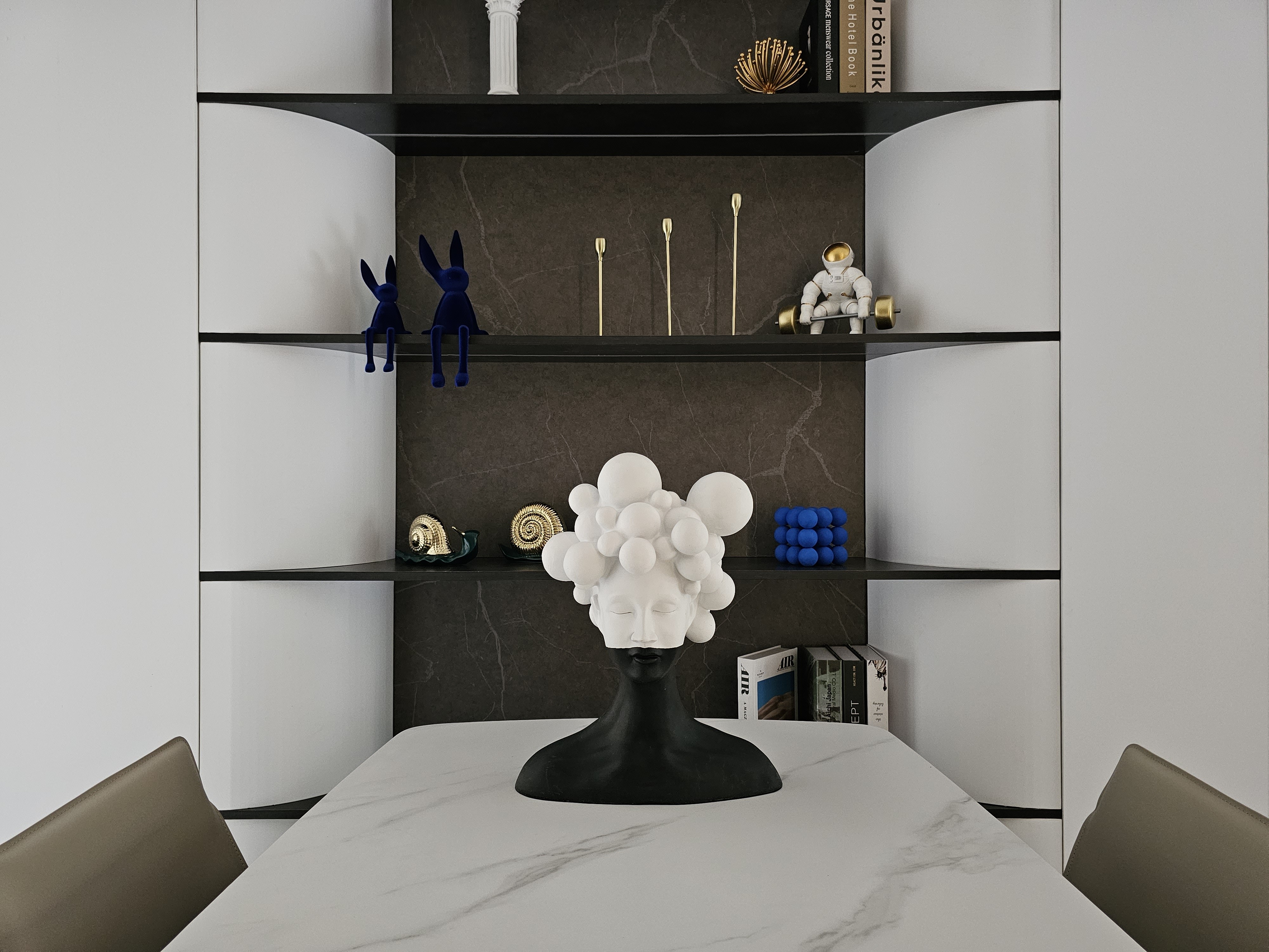 黑白灰质感空间设计丨啄梦设计-13