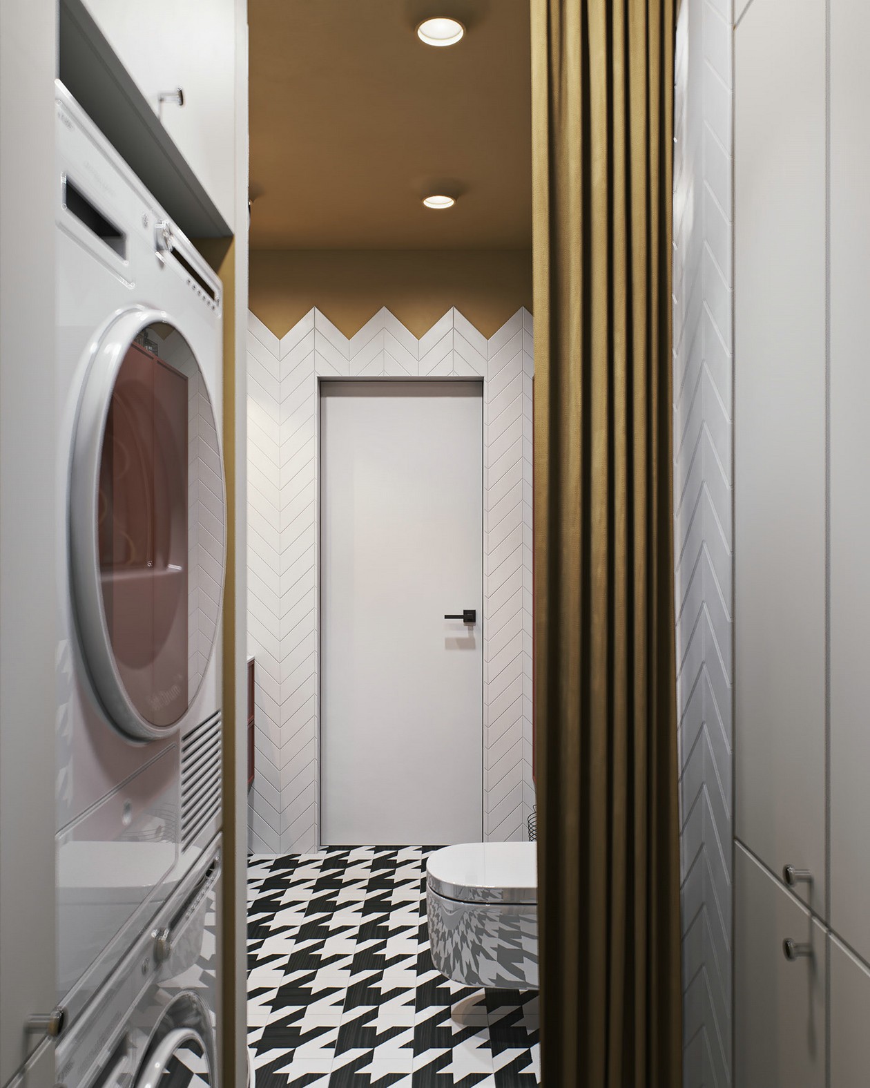 97㎡混搭 风色彩丰富，布局大胆-32