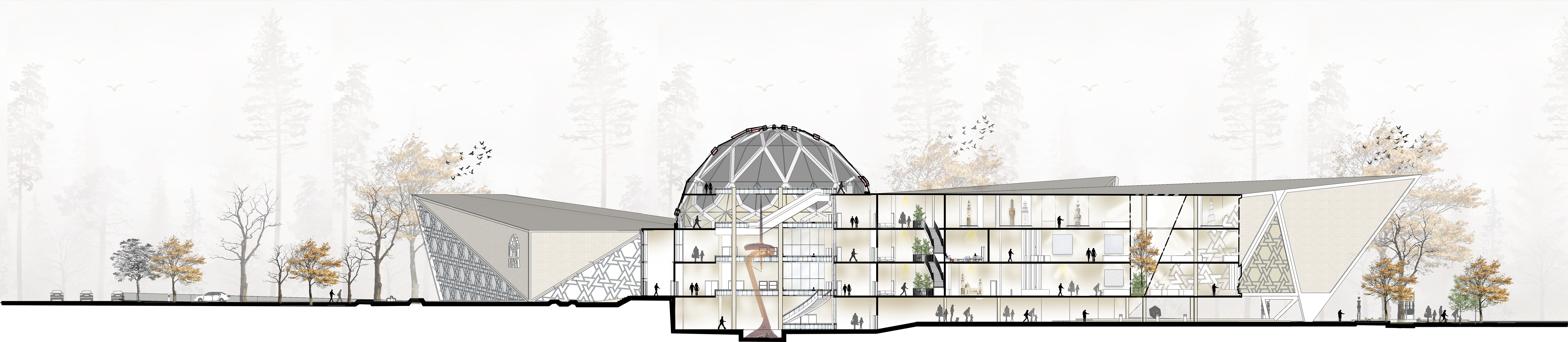 RUYA 博物馆伊斯兰建筑鉴赏丨Helwan 大学 Materia 分校-33