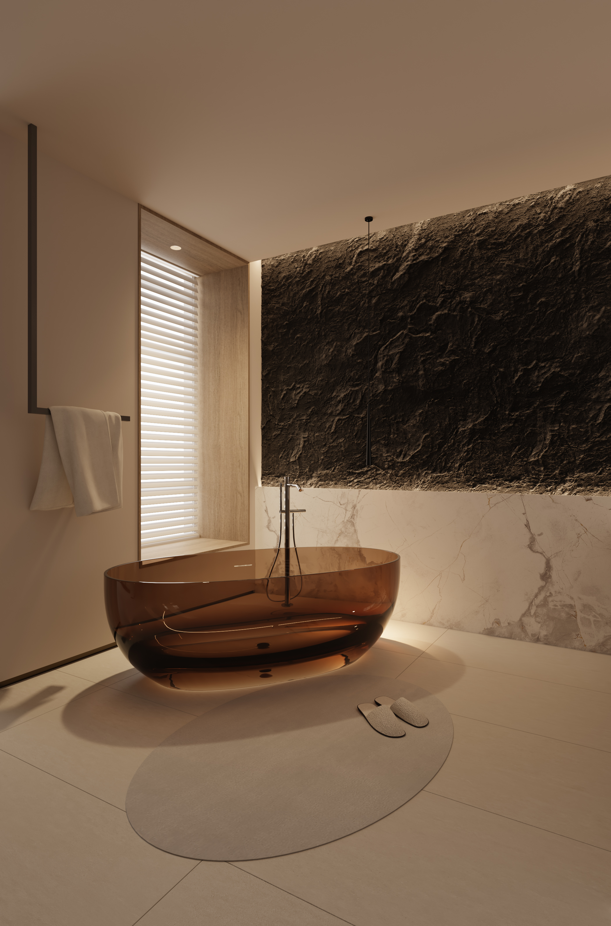 现代奶油风大平层-31