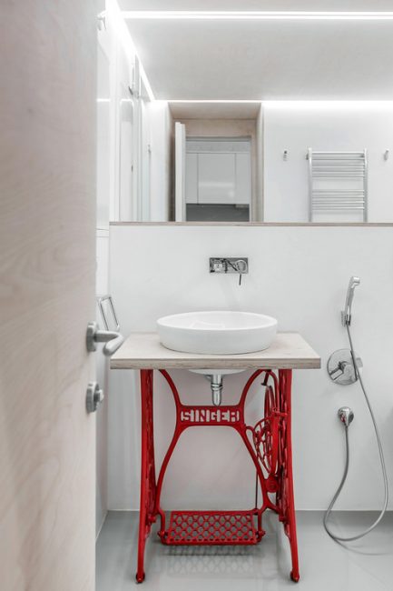 莫斯科24平高顶Loft风格公寓丨俄罗斯莫斯科丨Екатерина Перминова-29