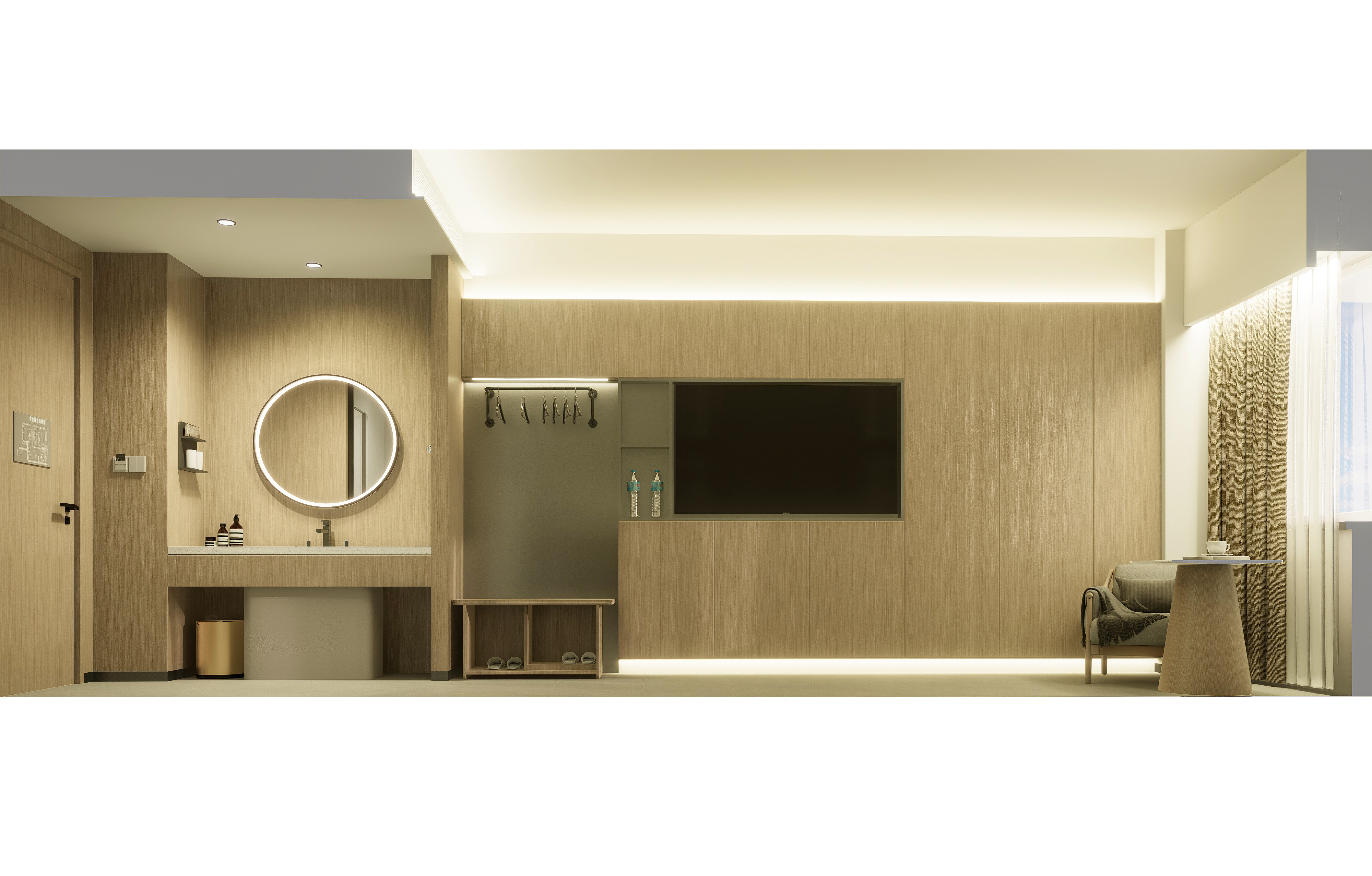 商务宾馆标准间丨中国盘锦丨汇象创意设计-9