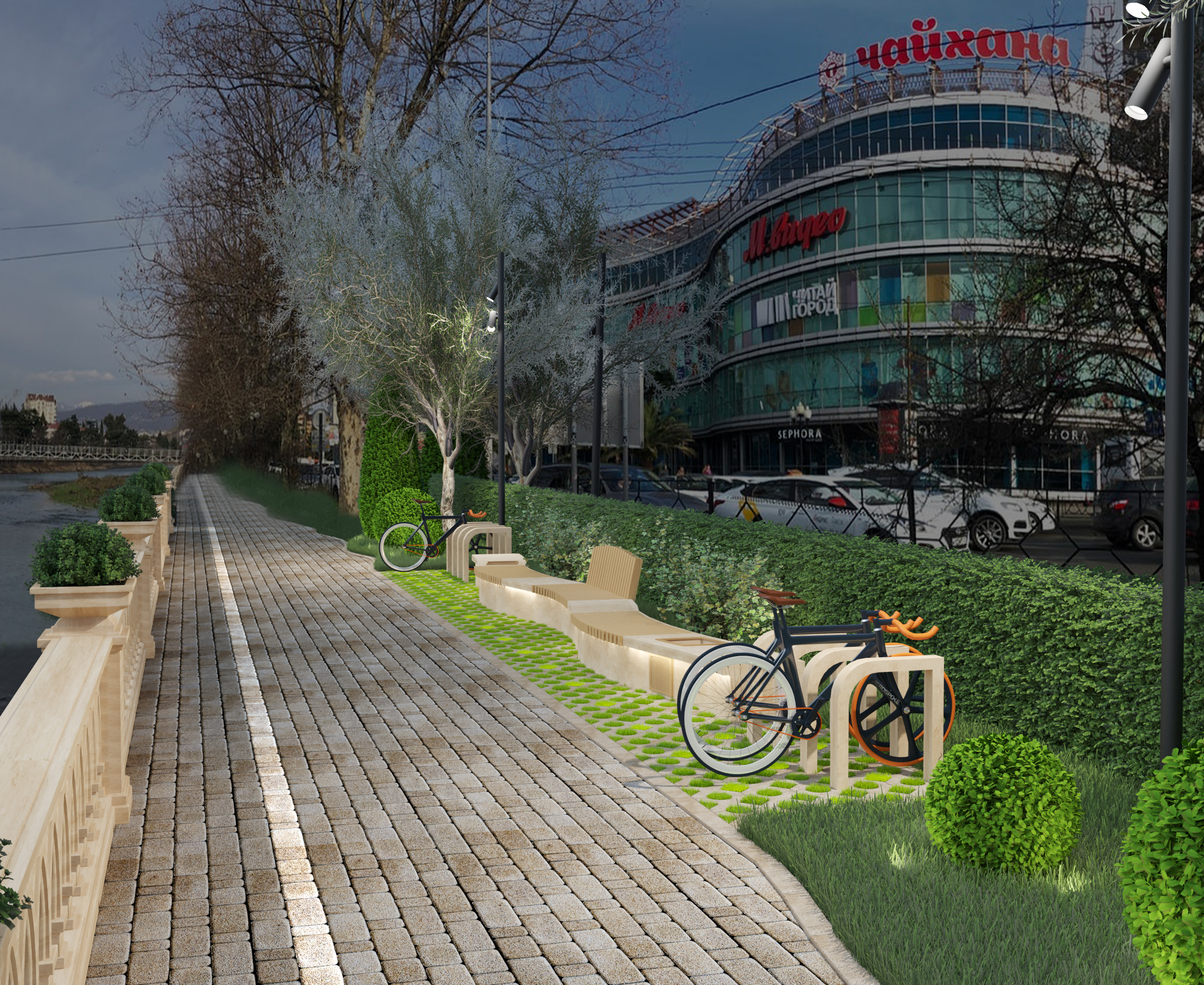 Реконструкция набережной реки в г.Сочи-6