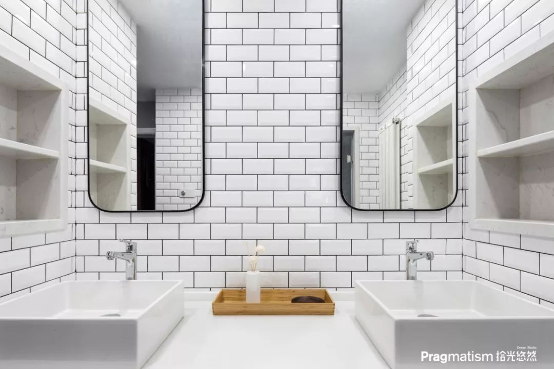 160 平大平层，三分离卫生间设计，影音娱乐与美食共享的空间-49