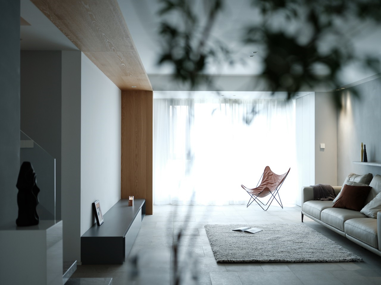 灰·域住宅丨璞珥空间设计-4