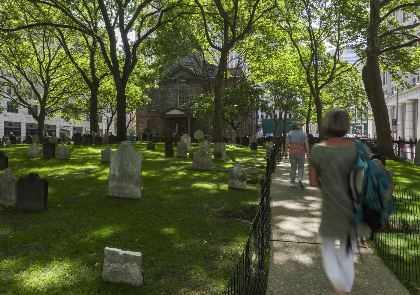 Projects - Restoration of the Churchyards of Trinity Church and St. Paul's Chapel -1