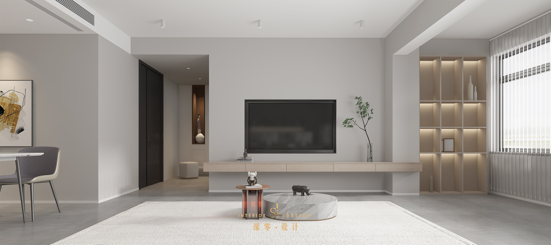 望江台新年轻主义高级灰婚房设计丨中国合肥丨深零设计-5