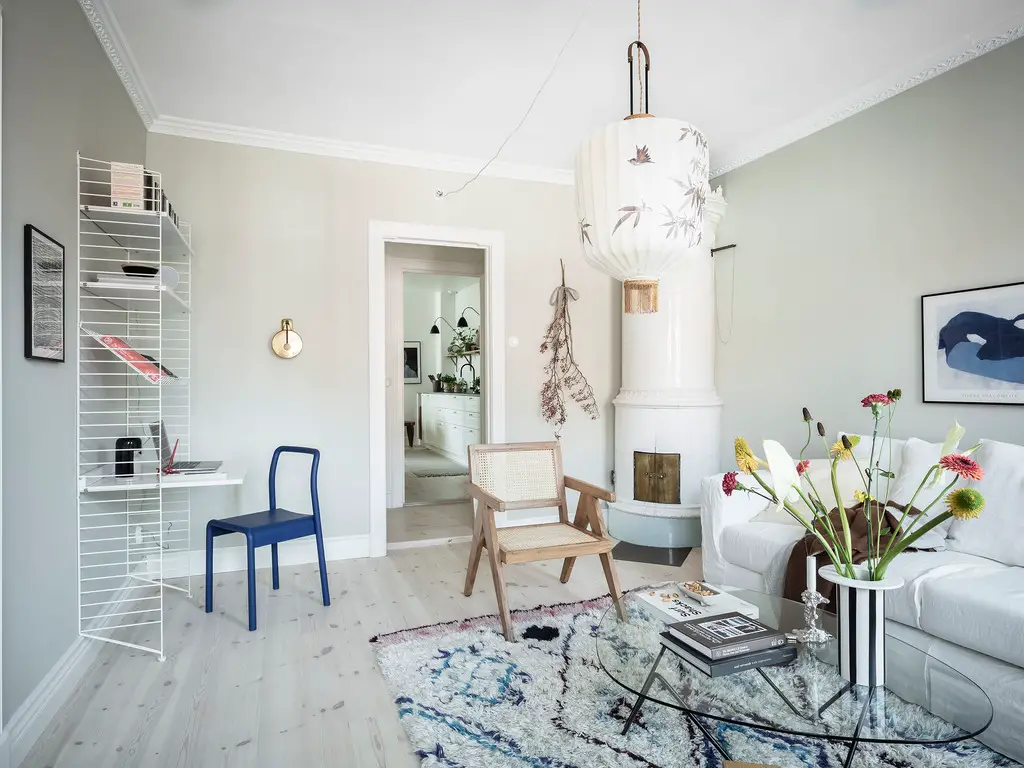 温馨舒适的斯堪的纳维亚风格公寓设计-4