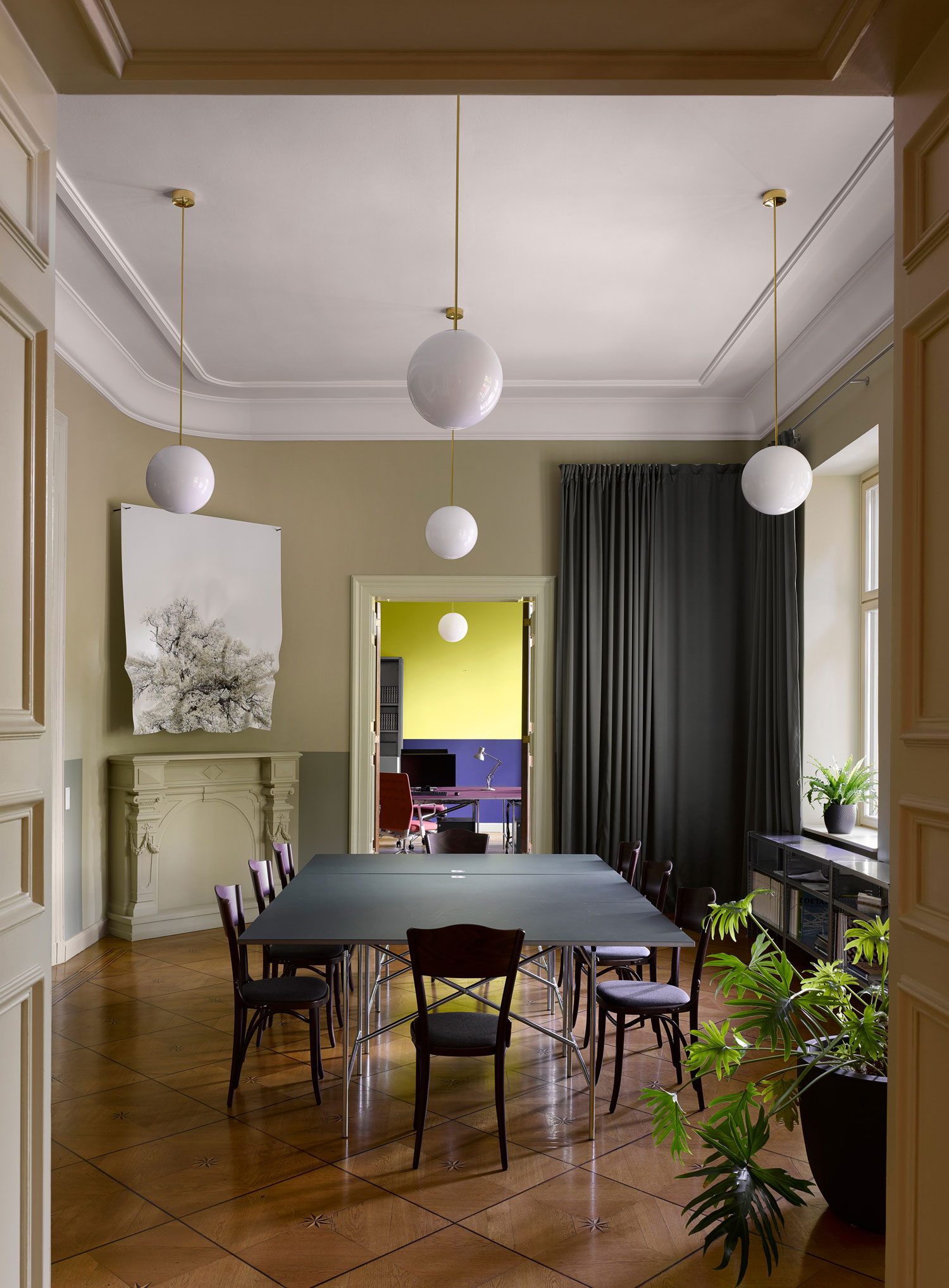Grand C19th Palais in Berlin Reimagined as an Office by David Kohn Architects.-1