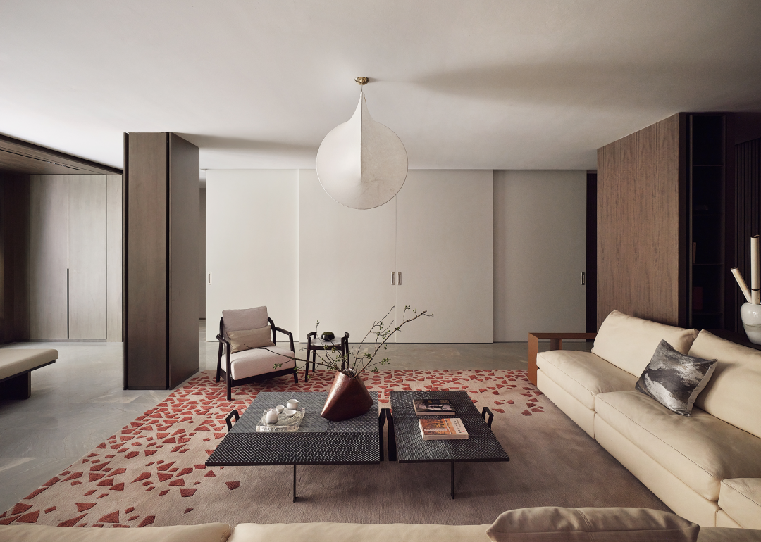 银杏汇湘湖天境 新中式挑空别墅丨中国杭州丨H.N.LIN空间美学馆-109