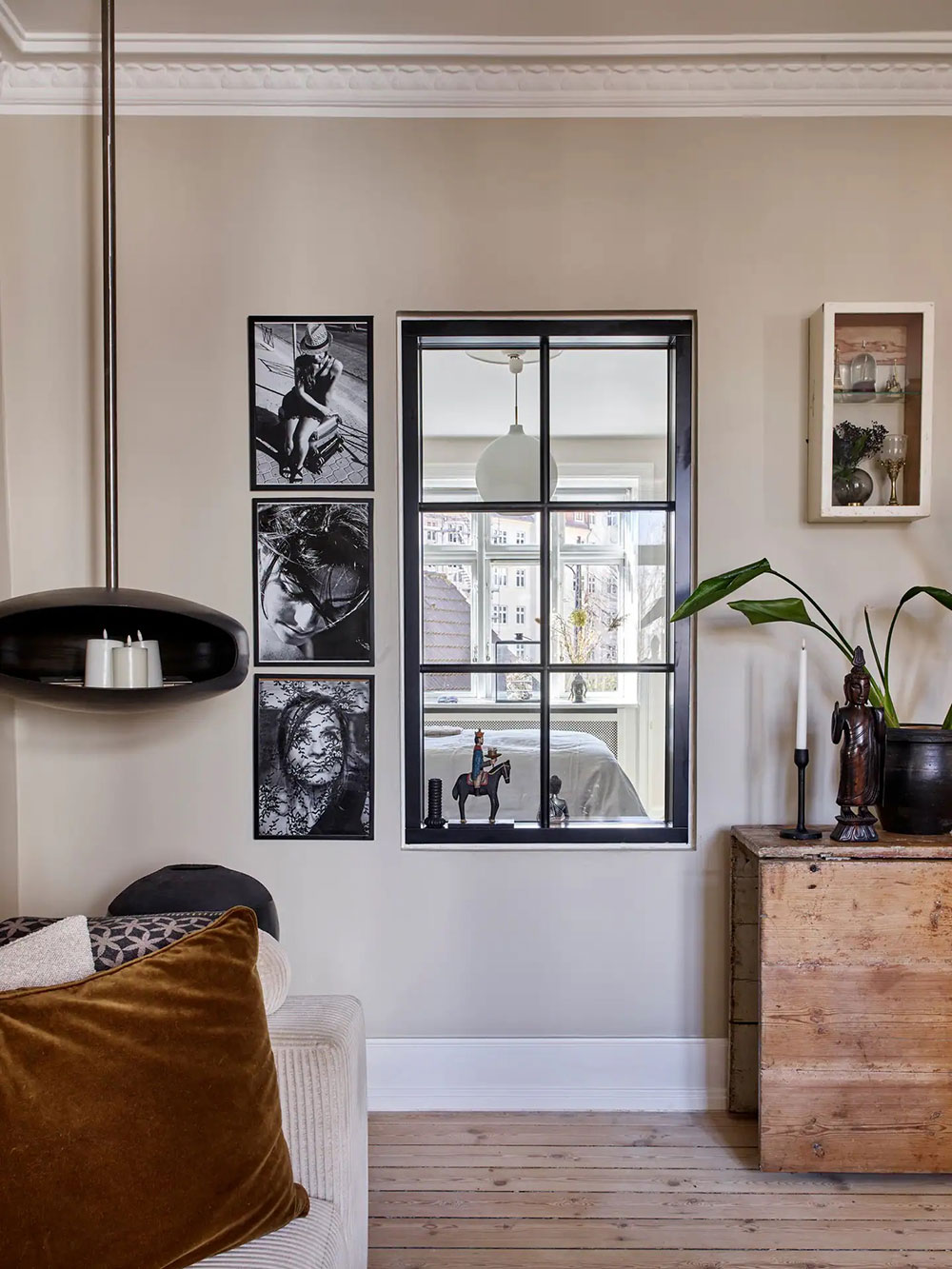 米色优雅:哥本哈根的公寓-5