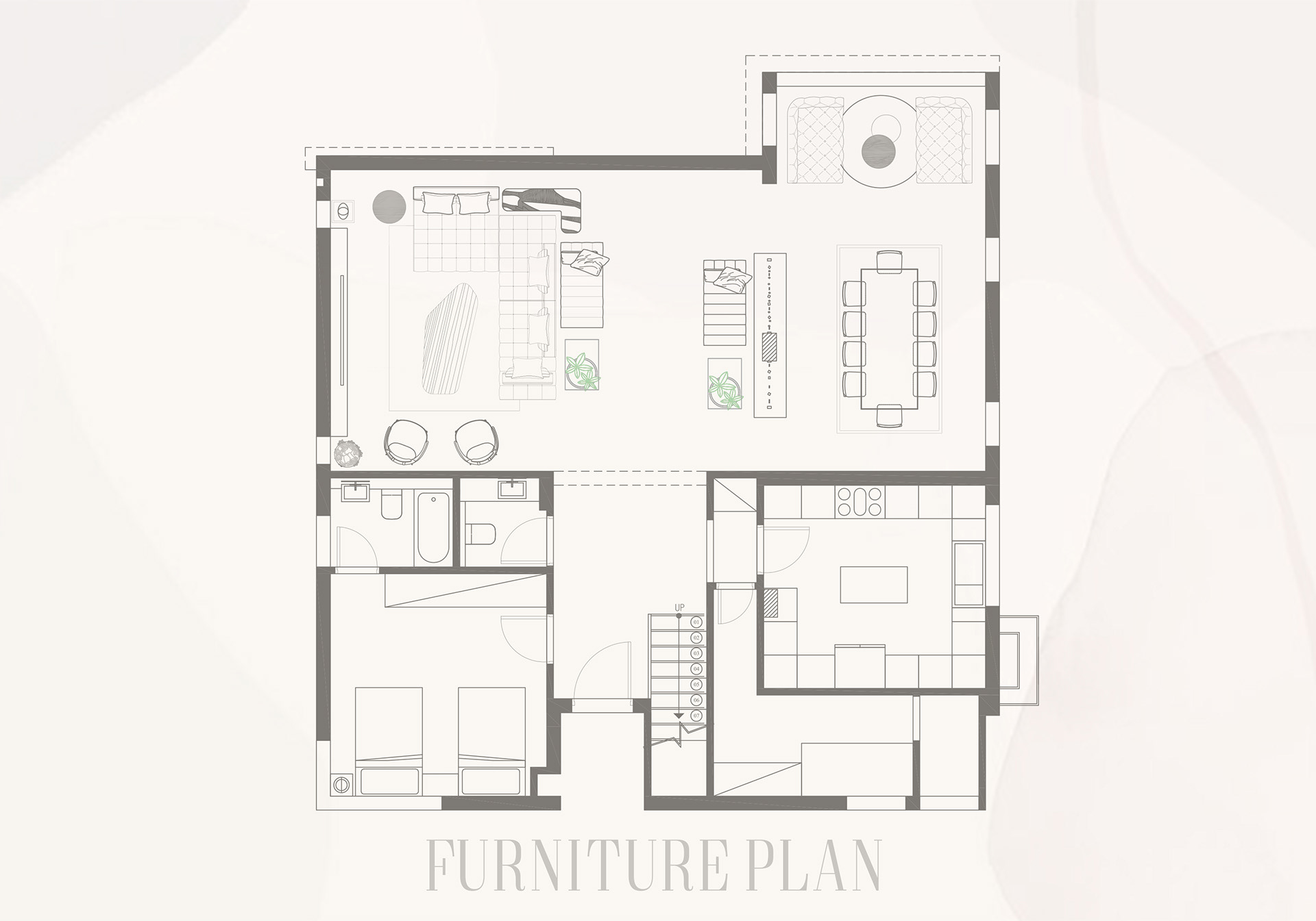 Allegria villa reception area-0