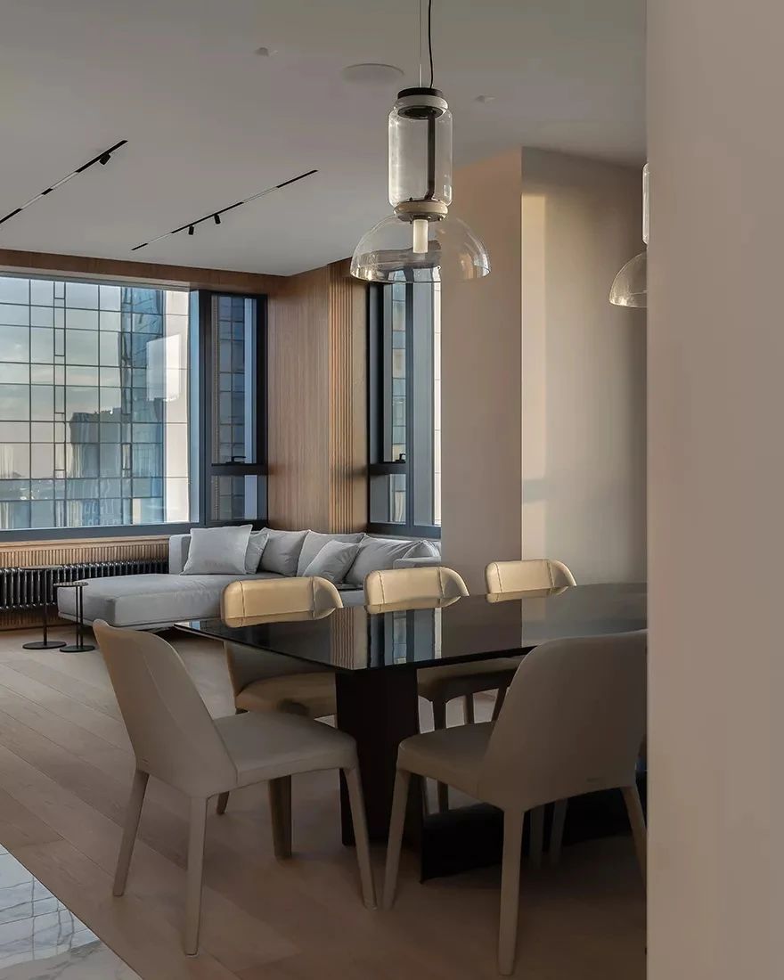 新婚夫妇的 105㎡简约空间设计丨Elena Lyakina-15