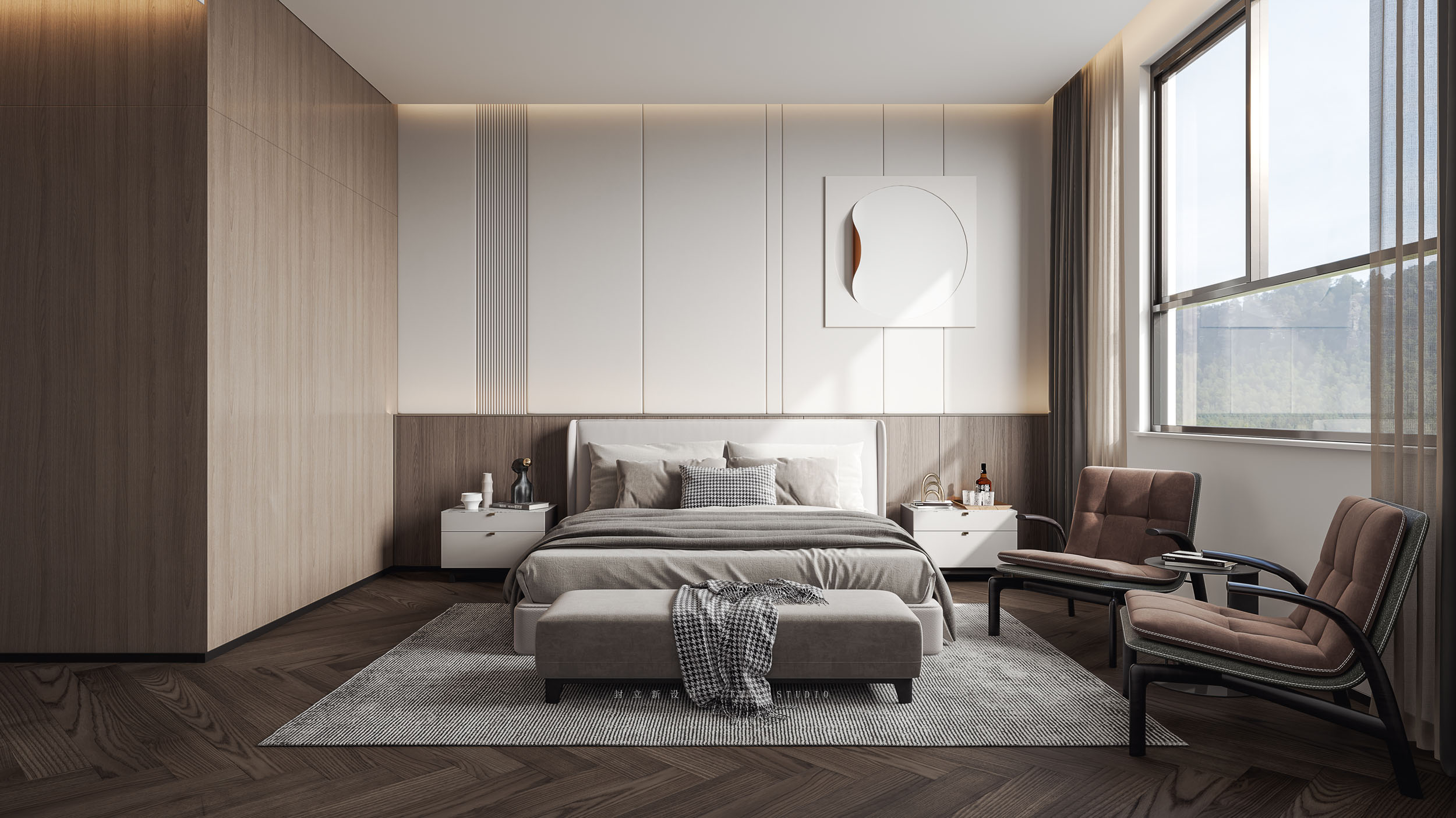 现代平层设计，光影韵律的优雅呈现-13