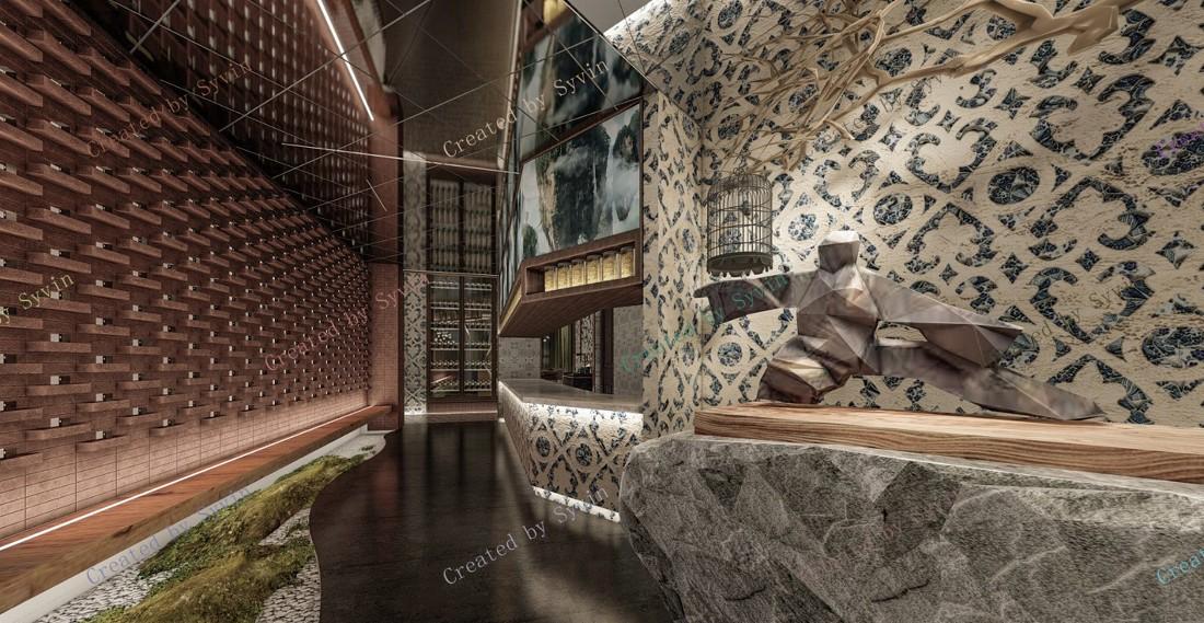 高端私房菜餐厅设计 | 自然与都市的和谐交融-3