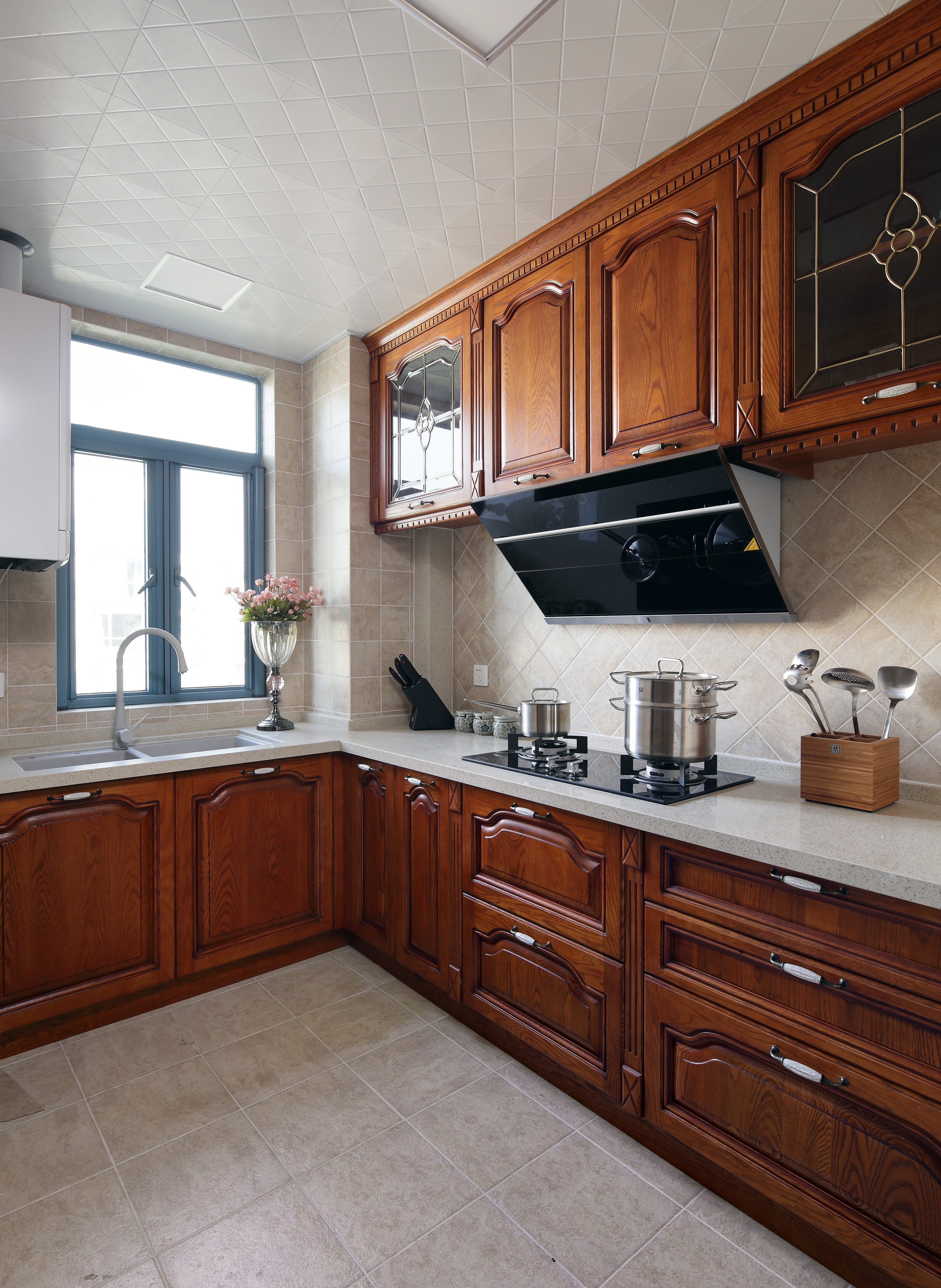 168㎡美式经典老房改造丨木澜-6