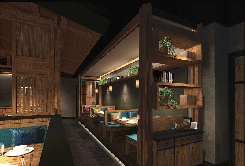 杭州品尚设计打造连云港绿茶中餐厅新体验-0