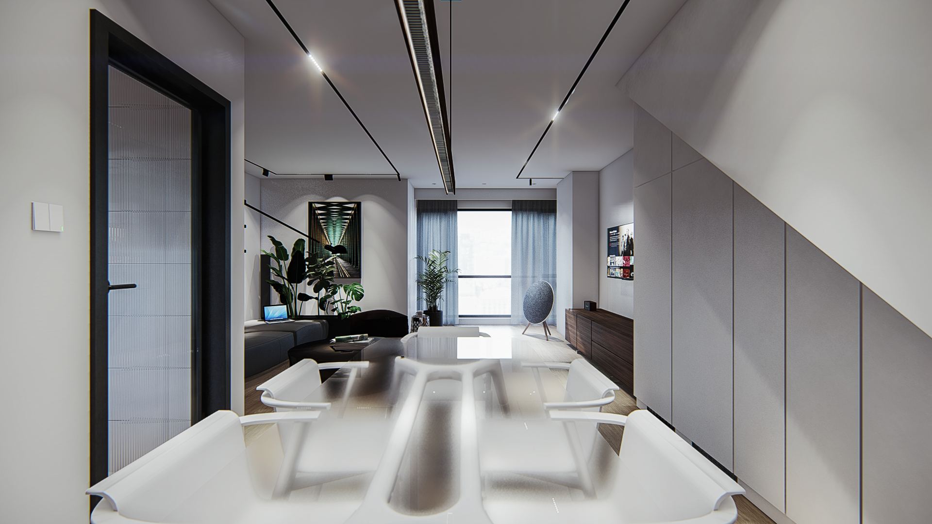 TAGC 90㎡ Loft 室内效果图-8