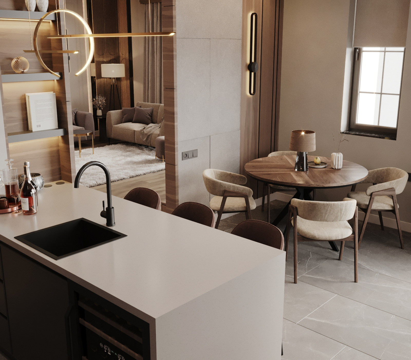 400平方米的房屋室内设计丨亚美尼亚丨Design_14-46