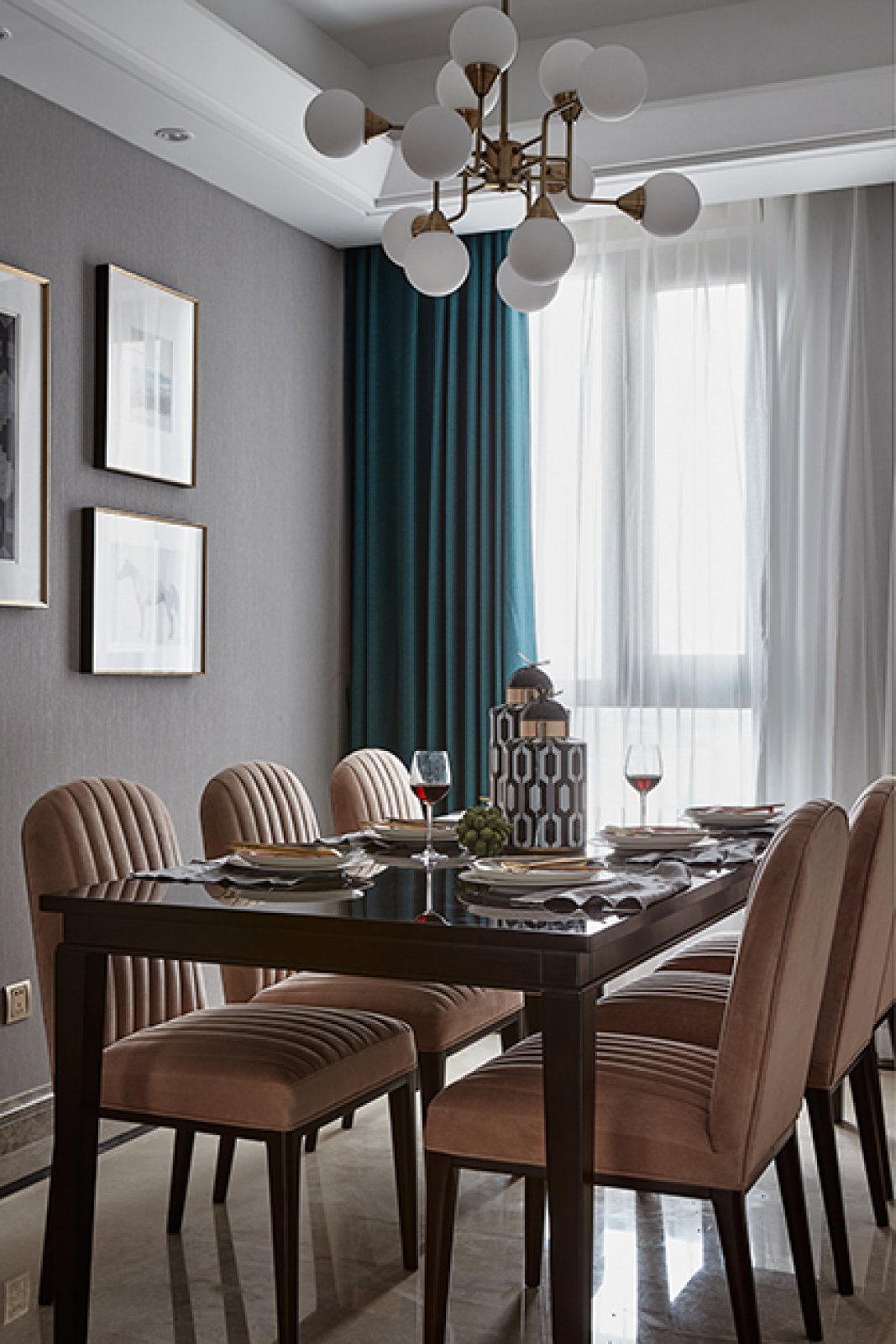 130㎡宁波金茂府摩登古典风-10