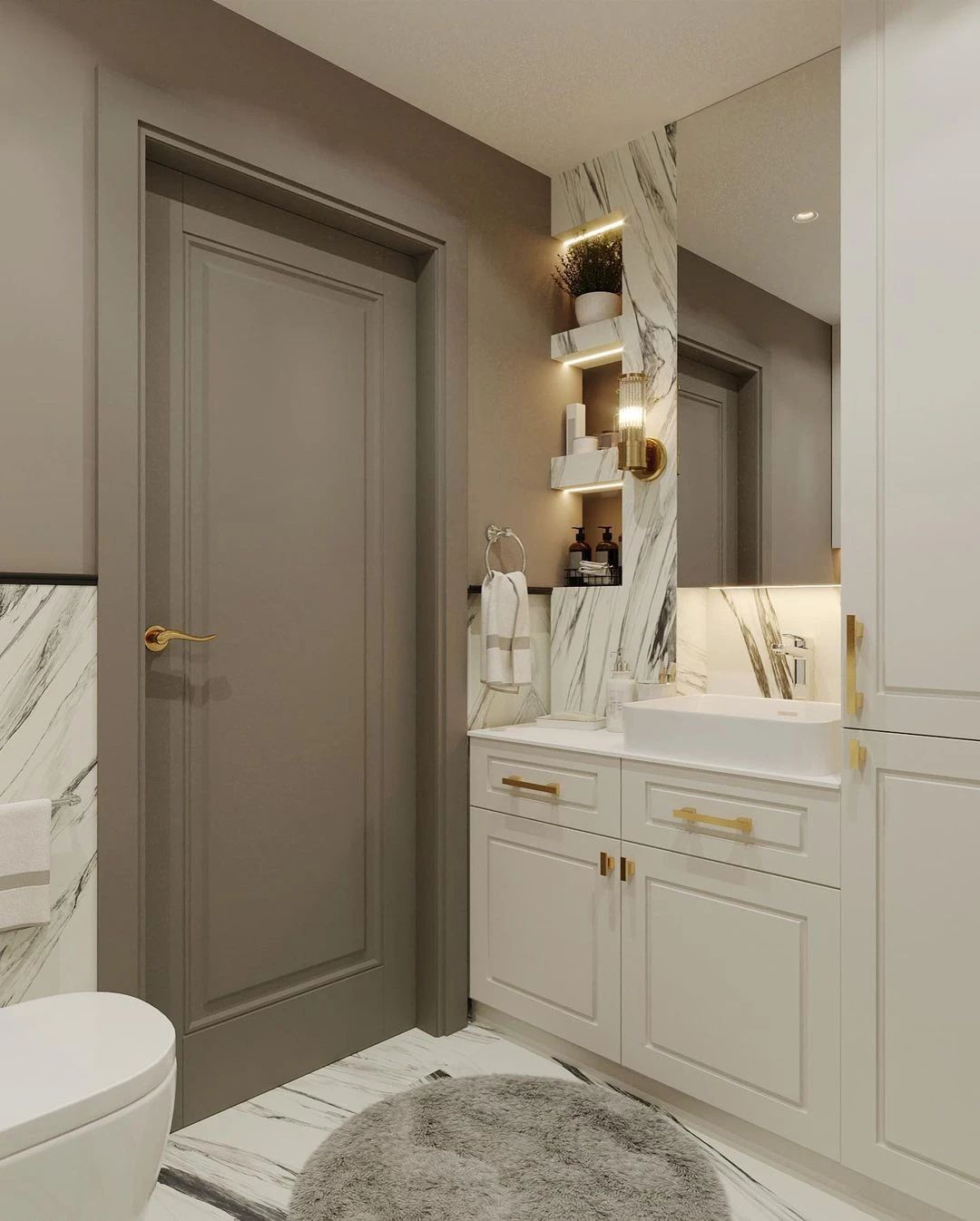 独居女孩的 34㎡公寓设计丨Alinasulina-12