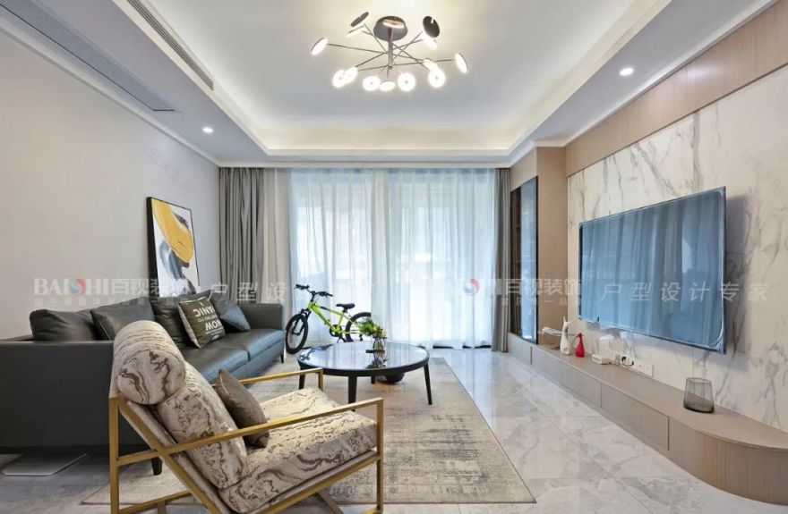 芜湖颐景湾畔 125m²现代轻奢之家,周凌峰打造高品质生活空间-10