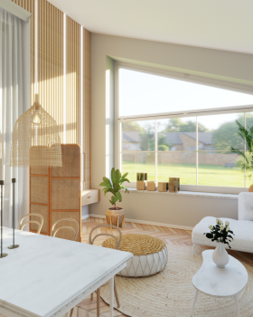 带阳台的阳光房