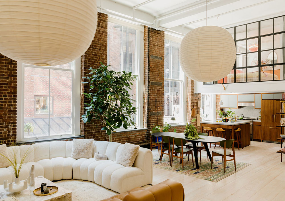 超模艾尔莎·霍斯克纽约开放式阁楼设计-2