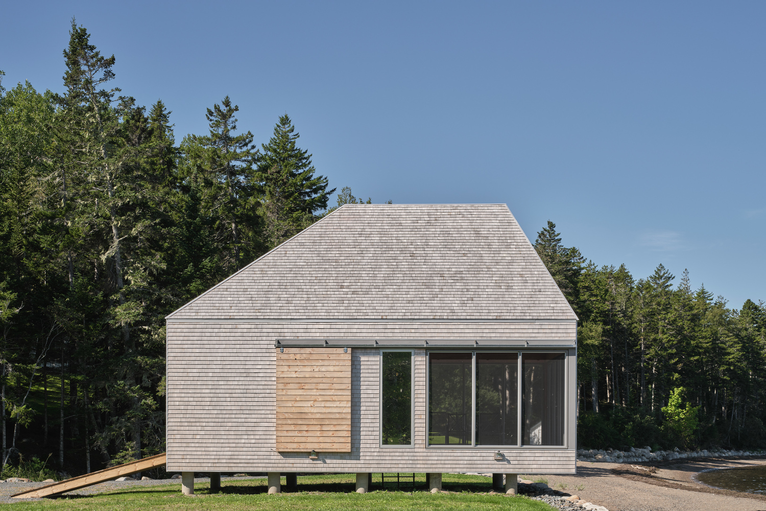 海畔禅意小屋丨加拿大丨Abbott Brown Architects-10