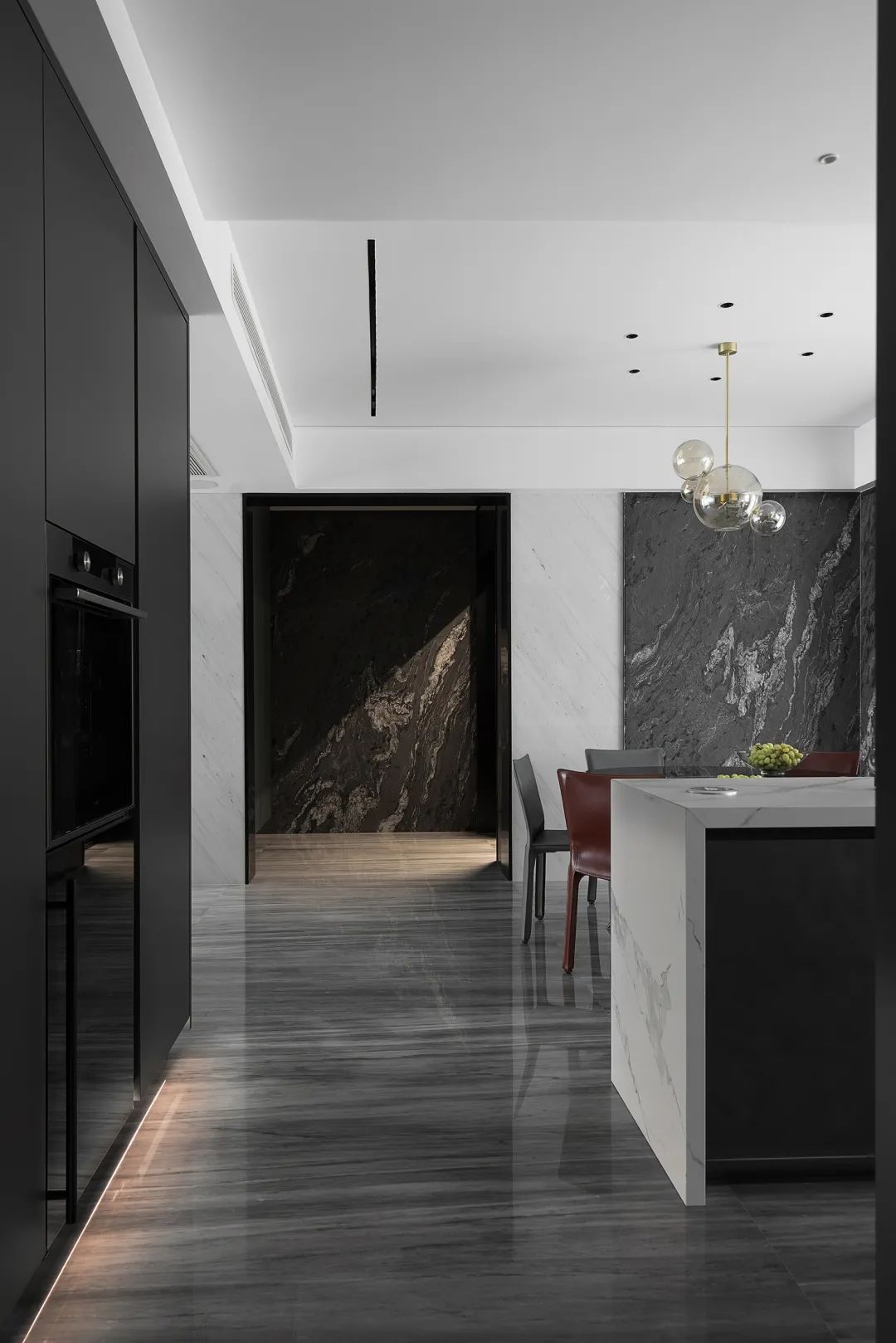 温州悦府 180 方暗黑风格别墅设计丨中国温州丨华派装饰-52