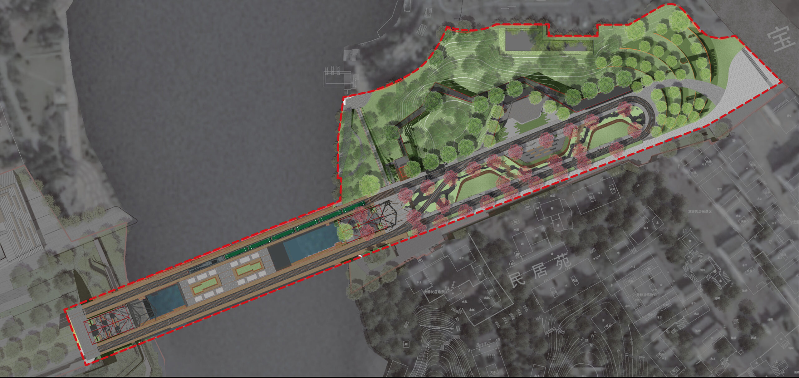 衢州龙游滨水文化客厅,铁路遗址公园一期丨中国衢州丨metrostudio 迈丘设计-33