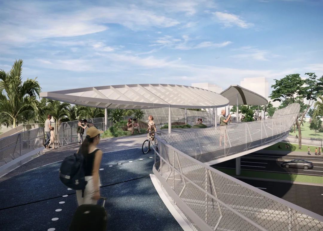 海口“巨浪”与“飞鱼”双桥设计丨中国海口丨隧道股份城建设计集团与刘宇扬建筑设计顾问(上海)有限公司-17