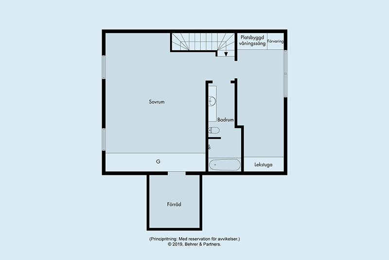斯德哥尔摩两层公寓，白色调顶层卧室打造宁静空间-24