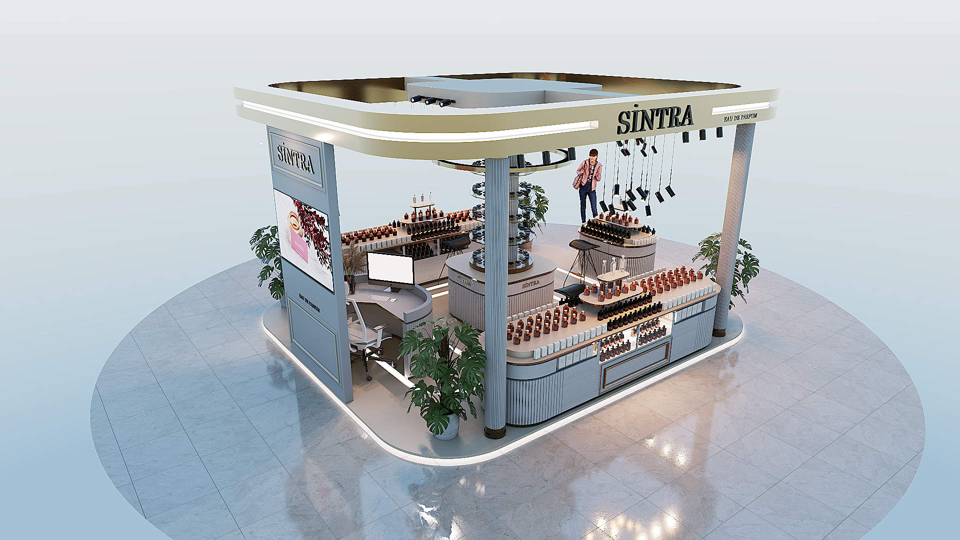 Sintra Parfum / Mall center Concept stand-4