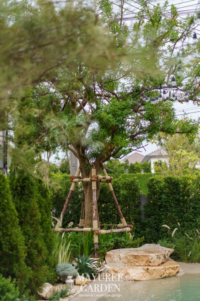 营造海滩氛围的家庭花园设计丨Mayuree Garden-17