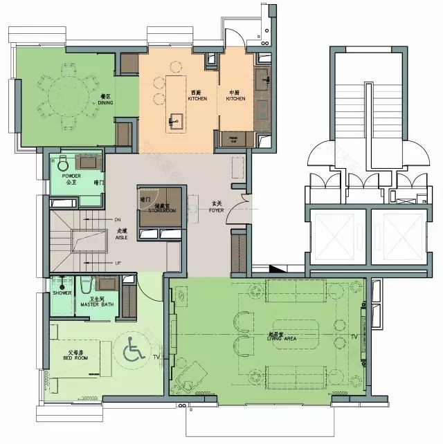 450㎡上海万科翡翠江湾底复别墅 DDC-9