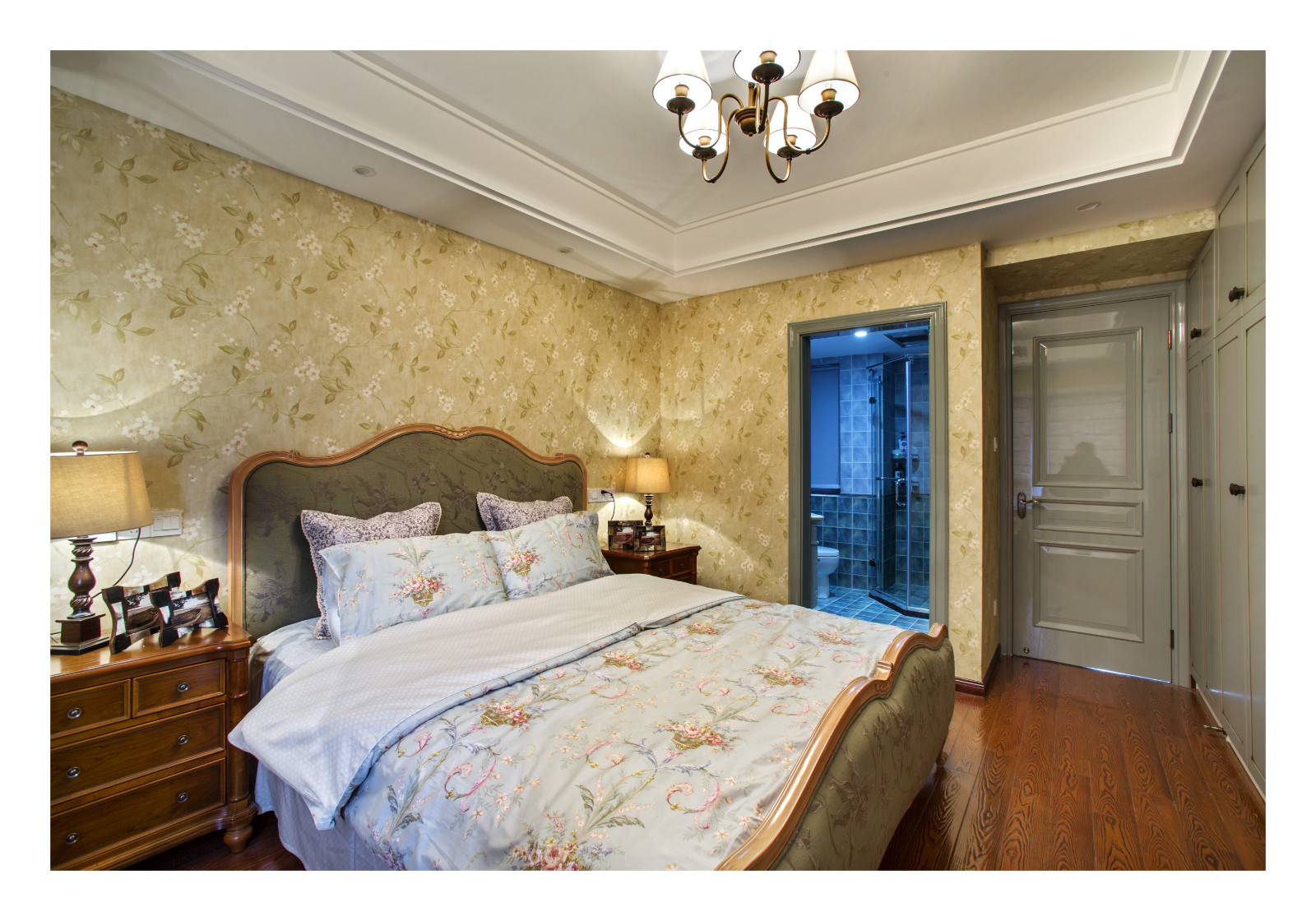 浙江宁波白金湾美式混搭风格两居室设计-14