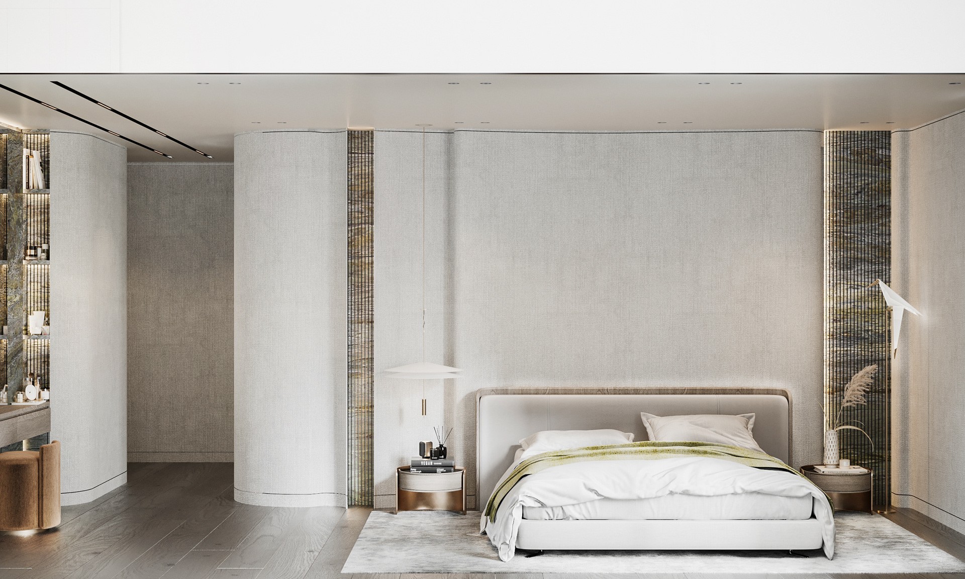 现代空间设计，石材系的完美应用！-40