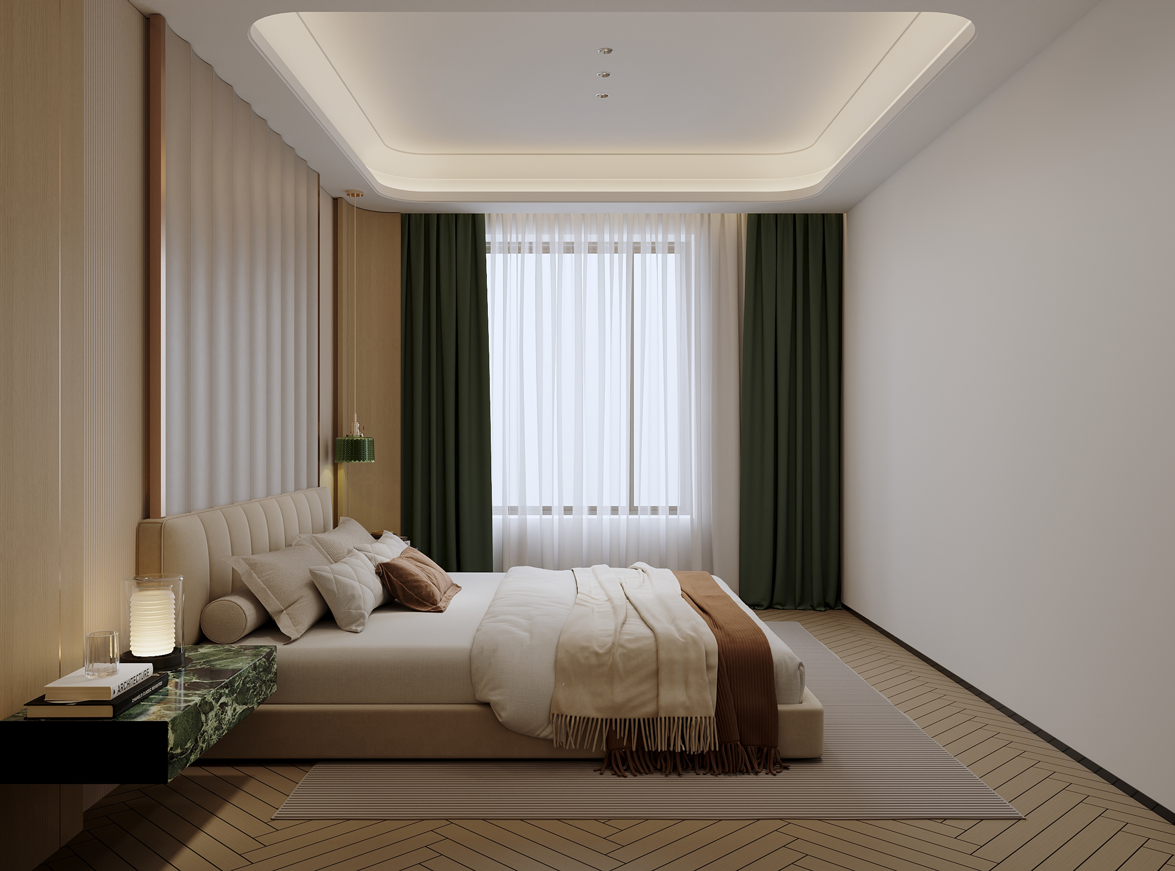 沈阳 金地名京214㎡  现代原木风效果表现-19