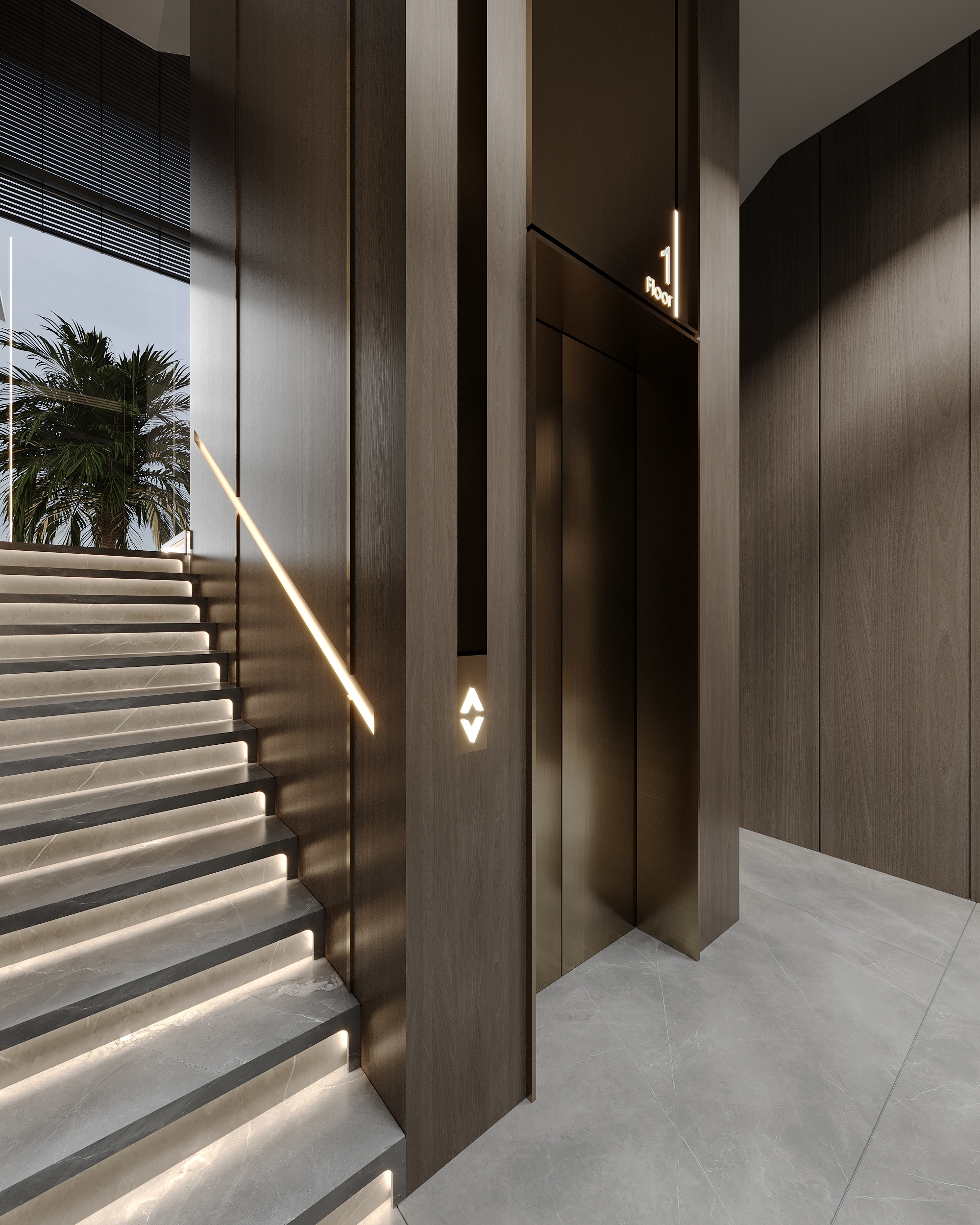 Staircase design. Dubai-1
